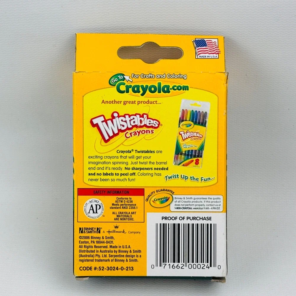 Crayola 24 Count Crayons‎ 2006 Binney & Smith USA Made Dandelion